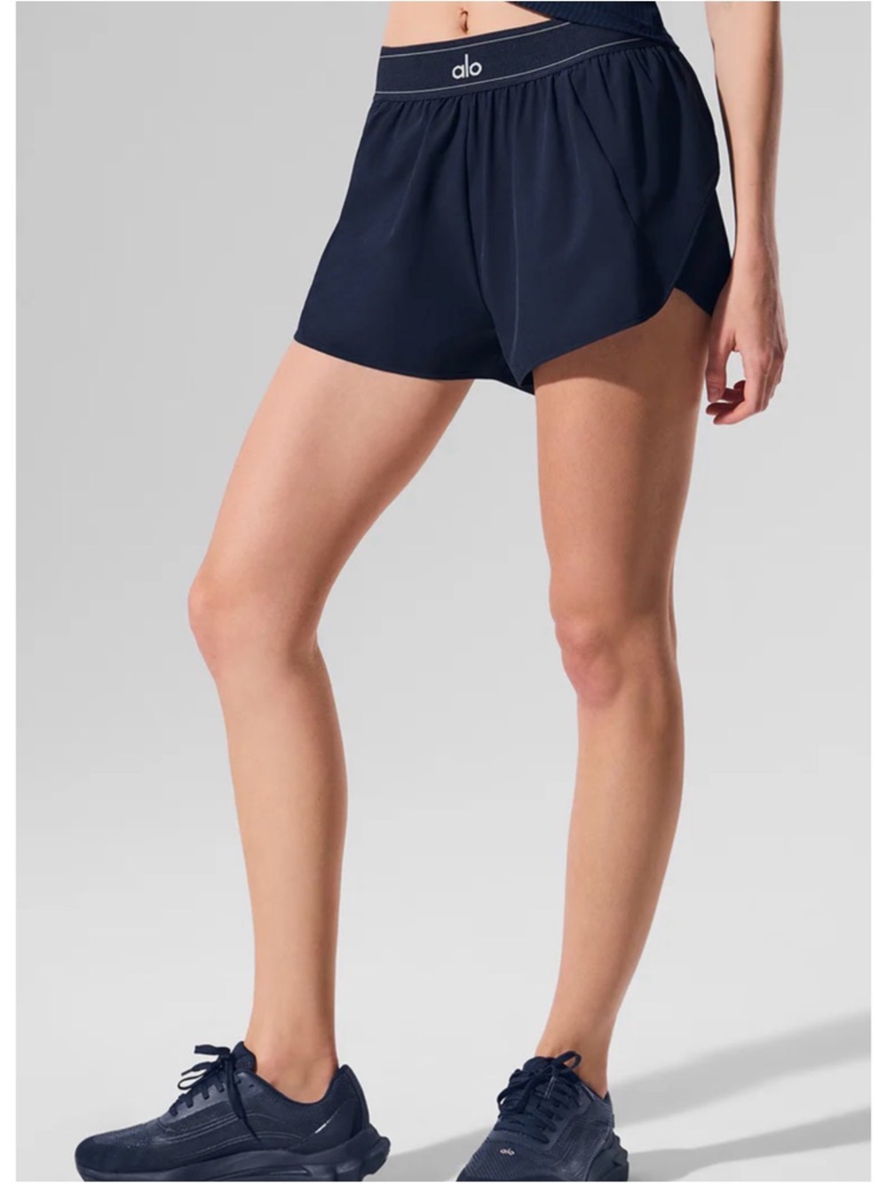 Alo- Match Point Short- Navy